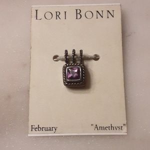 Lori Bonn February Amethyst charm